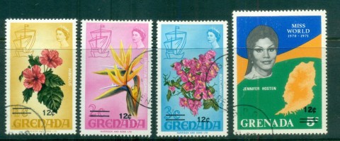 Grenada-1972-Surcharges-FU-lot79449