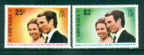 Grenada-1973-Royal-Wedding-Princess-Anne-MLH-lot79451