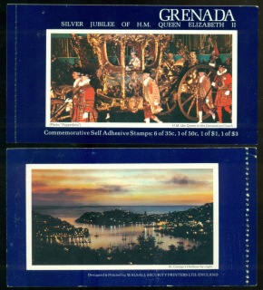 Grenada-1977-QEII-Silver-Jubilee-PS-booklet-MUH