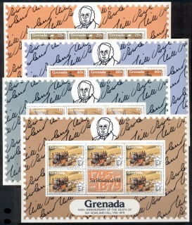 Grenada-1979-Sir-Rowland-Hill-Death-Centenary-4xsheetlet-MUH