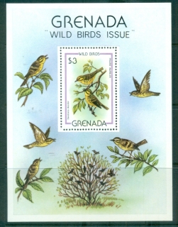 Grenada-1980-Wild-Birds-MS-MUH