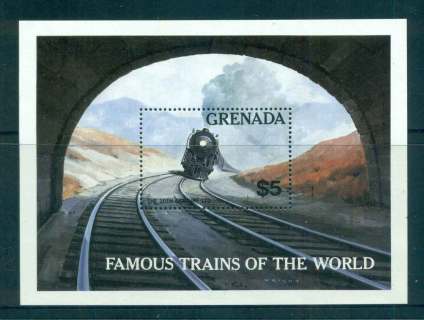 Grenada-1982-5-20th-Century-Train-MS-MUH-lot51877