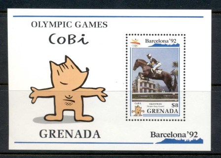 Grenada-1990-Summer-Olympics-Barcelona-Cobi-MS-MUH