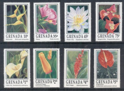 Grenada-1993-Flowers-MUH