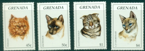 Grenada-1995-Domestic-Animals-Cats-MUH