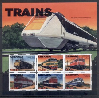 Grenada-2000-Trains-sheetlet-MUH-2