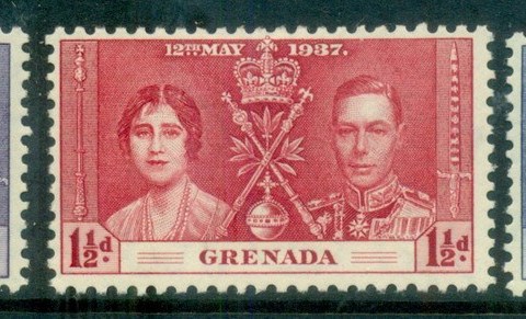 Grenada-1937-KGVI-CoronationMLH-lot81209