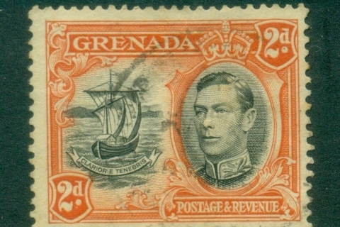 Grenada-1938-42-KGVI-Pictorial-2d-Perf-12-5x13-5-FU