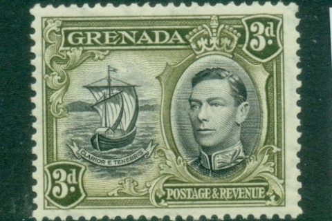 Grenada-1938-42-KGVI-Pictorial-3d-Perf-12-5x13-5-MLH