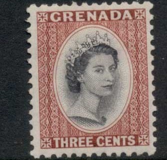 Grenada-1953-59-QEII-Portrait-3c-MLH
