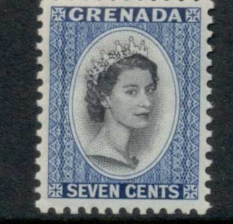 Grenada-1953-59-QEII-Portrait-7c-MLH