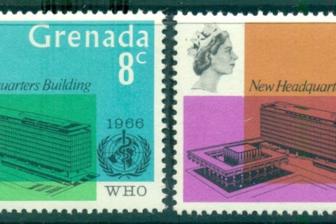 Grenada-1966-WHO-World-Health-Organisation-Headquarters-MUH-Lot55148