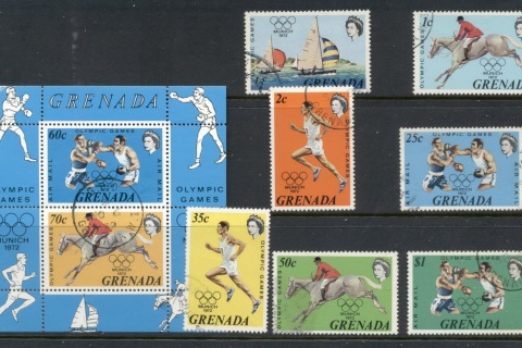 Grenada-1972-Summer-Olympics-Munich-MS-FU
