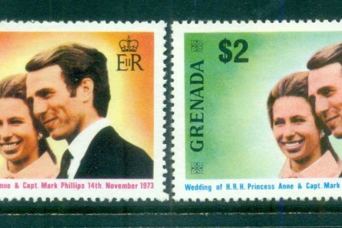 Grenada-1973-Royal-Wedding-Princess-Anne-MLH-lot79451