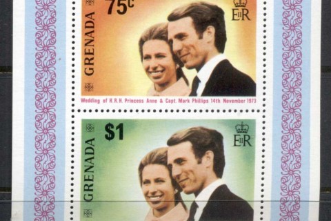 Grenada-1973-Royal-Wedding-Princess-Anne-MS-MUH