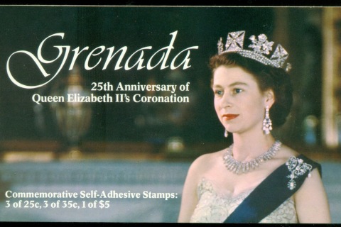 Grenada-1978-QEII-Coronation-25th-Anniversary-PS-booklet-MUH