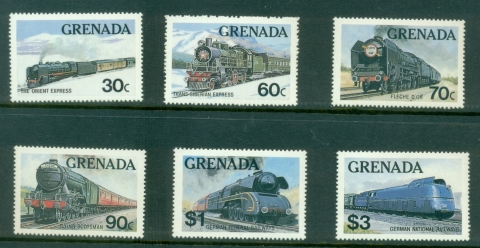 Grenada-1982-Famous-Trains-of-the-World-MUH