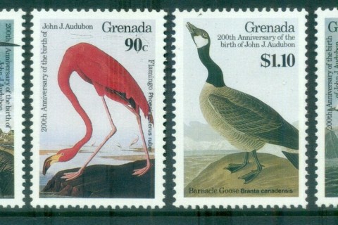 Grenada-1986-Audubon-Birds-MUH