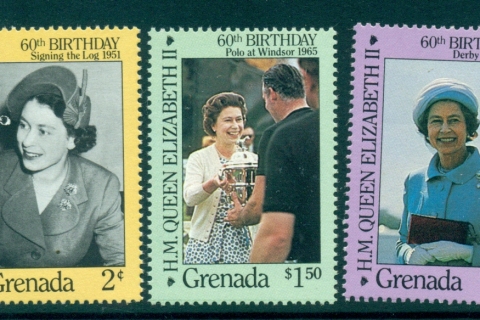 Grenada-1986-QEII-60th-Birthday-MUH-Lot30236