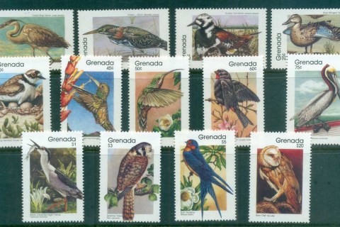 Grenada-1989-Birds-Asst-13-14