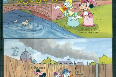Grenada-1990-Disney-Characters