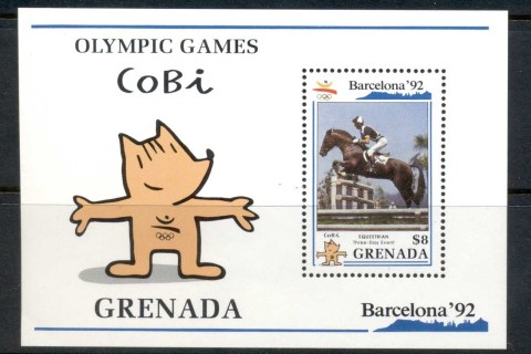 Grenada-1990-Summer-Olympics-Barcelona-Cobi-MS-MUH