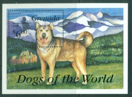 Grenada-1993-Dogs-of-the-World-MS-MUH