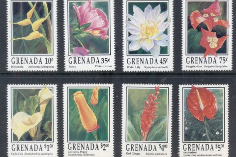 Grenada-1993-Flowers-MUH