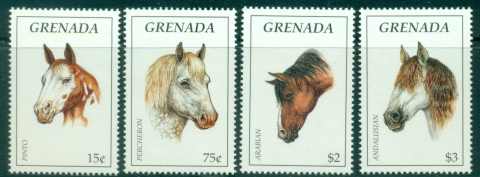 Grenada-1995-Domestic-Animals-Horses-MUH