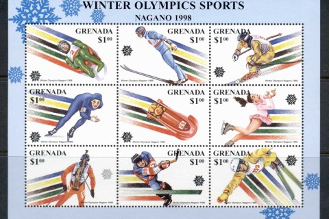 Grenada-1998-Winter-Olympics-Nagano-sheetlet-MUH