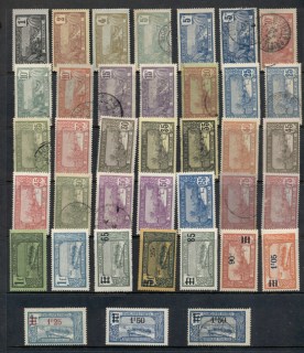 Guadeloupe-1905-27-Pictorials-Asst-MLH-FU Guadeloupe-1905-27-Pictorials-Asst-MLH-FU