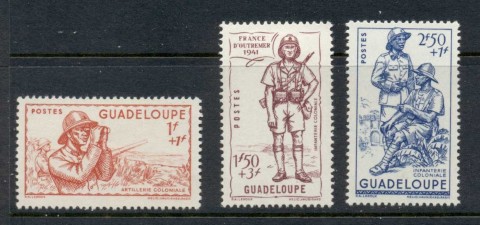 Guadeloupe-1941-Vichy-Issue-MLH Guadeloupe-1941-Vichy-Issue-MLH