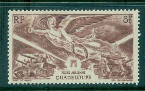 Guadeloupe-1946-Victory-MLH-lot49450 Guadeloupe-1946-Victory-MLH-lot49450