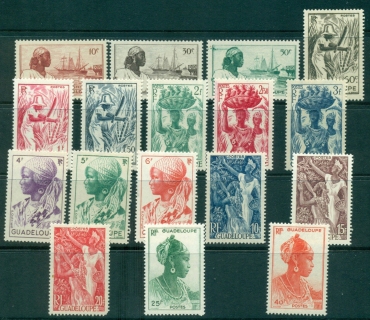 Guadeloupe-1947-Pictorials-MUH-lot38795