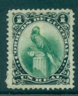 Guatemala-1879-1r-Quetzal-MNG-lot35845