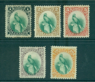 Guatemala-1881-Quetzal-MLH-MNG-lot35844