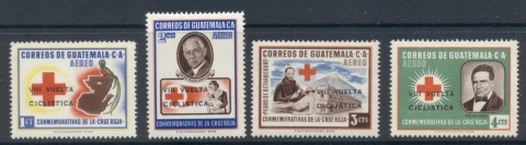 Guatemala-1964-red-Cross-Opt-Ciclistica-MUH