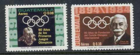 Guatemala-1986-IOC-International-Olympic-Committee-MUH