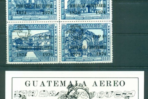 Guatemala-1974-UPU-Centenary-Blk-MS-MUH-lot56382