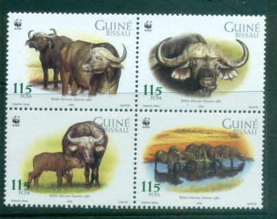 Guinea Bissau 2002 WWF African Buffalo