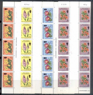 Guernsey-1972-Wild-Flowers-gutter-Blk10MUH