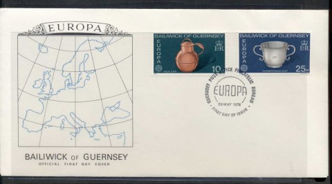 Guernsey-1976-Europa-Pottery-FDC