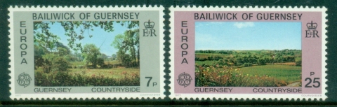 Guernsey-1977-EUROPA-Stamps-Landscapes-MUH