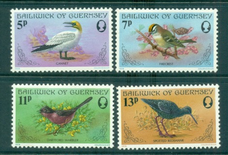 Guernsey-1978-Birds-MLH-lot54024