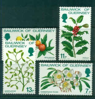 Guernsey-1978-Xmas-Mistletoe-Holly-MLH-lot54026