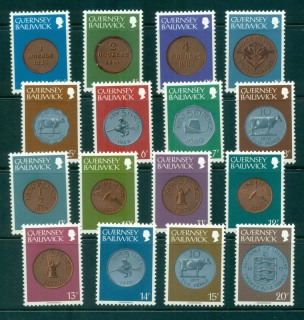 Guernsey-1979-Coins-on-Stamps-MLH-lot54031