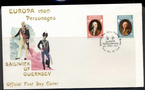 Guernsey-1980-Europa-Celebrities-FDC