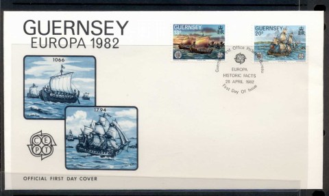 Guernsey-1982-Europa-History-FDC