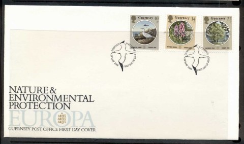 Guernsey-1986-Europa-Environment-FDC