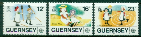 Guernsey-1989-EUROPA-Stamps-Childrens-Games-MUH